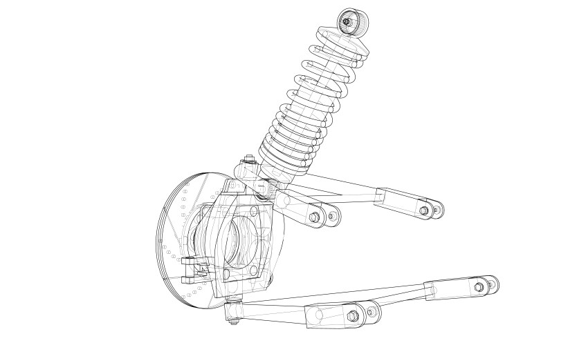 Shock-absorbers Royalty Free Vector Image - VectorStock