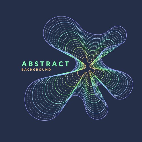 Abstract geometric background with dynamic vector image