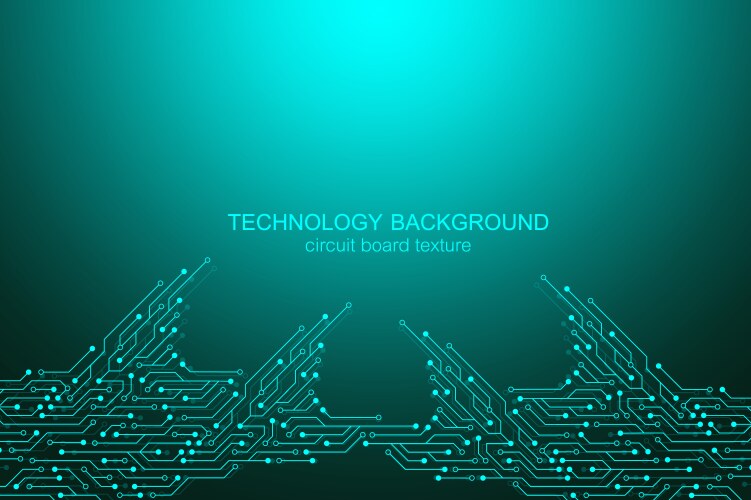 computer motherboard background vector image