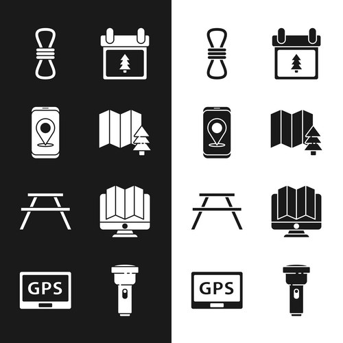 Navigation & Exploration Icons – Royalty-Free Vector | VectorStock