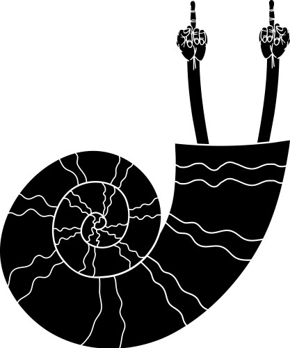 Middle finger Vector Image