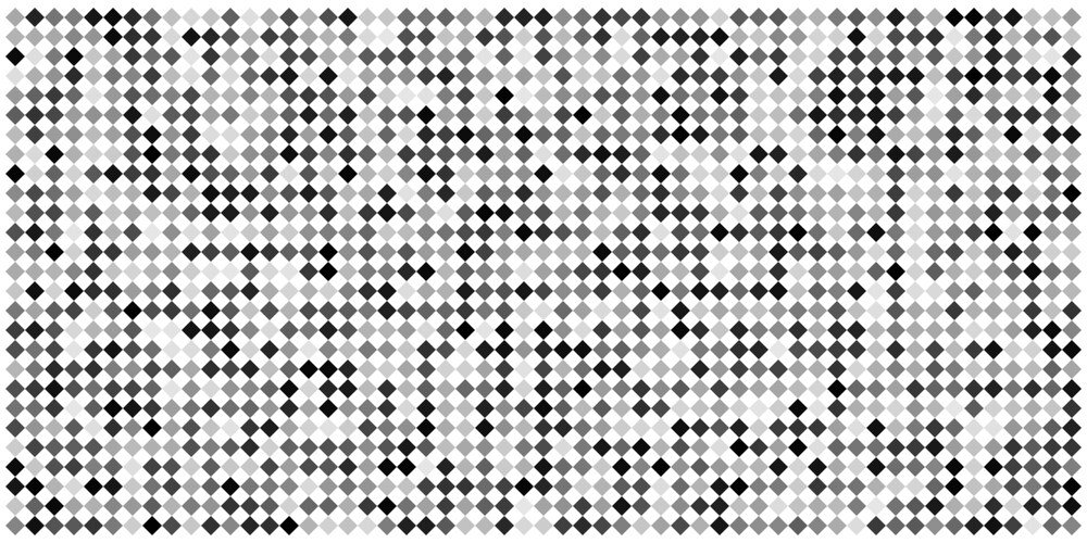 Diamond primitive pattern cyber matrix pixel cube vector image