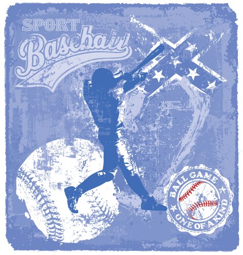 Baseball crack Royalty Free Vector Image - VectorStock