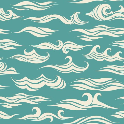 Seamless pattern of blue swimming pool water Vector Image