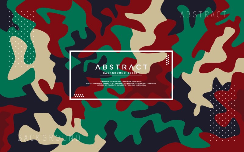 abstract camo modern background vector image vector image