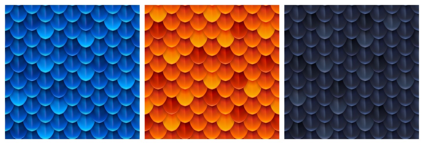 Dragon scale silver Royalty Free Vector Image - VectorStock