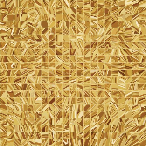 Gold mosaic background Royalty Free Vector Image