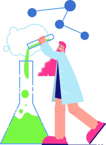 A science laboratory room Royalty Free Vector Image