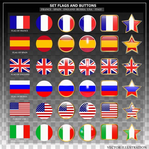 Popular flags Vector Images & Graphics for Commercial Use | VectorStock
