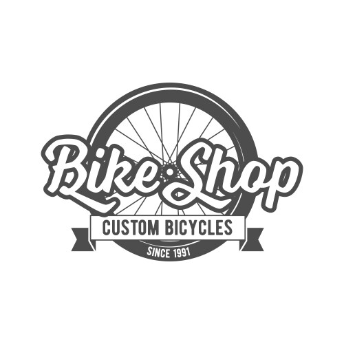 Mountain bike badges logo and labels Vector Image