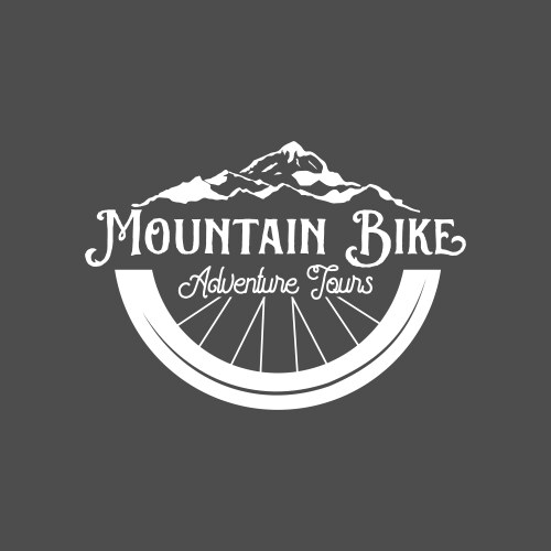 Mountain Bike Badge Collection Vector Image