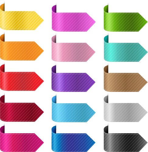 Web labels big set isolated white background Vector Image