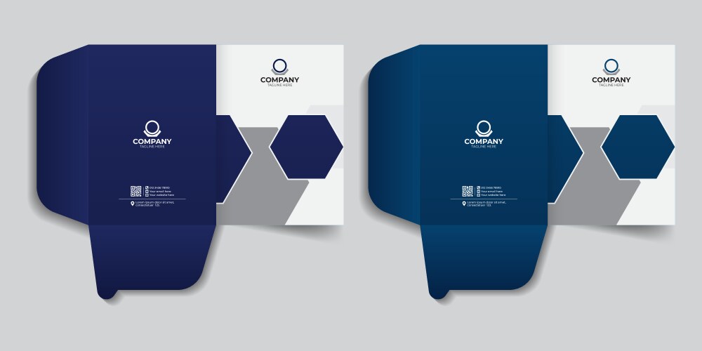 Abstract and creative file folder Royalty Free Vector Image