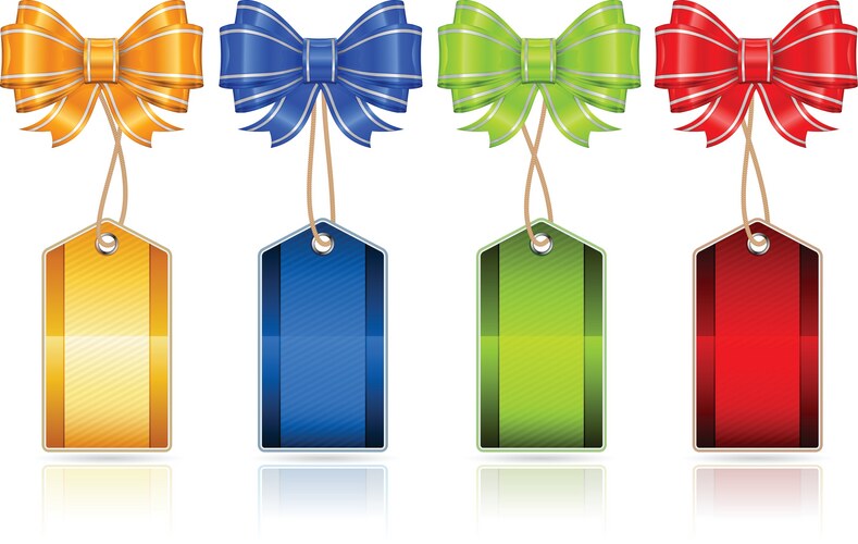 Price labels Vector Image