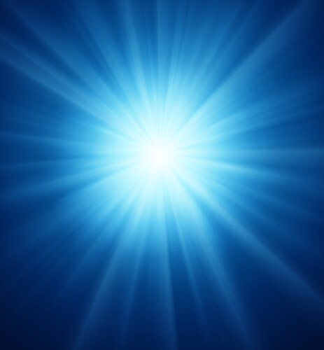 Blue sky with glaring sun Royalty Free Vector Image