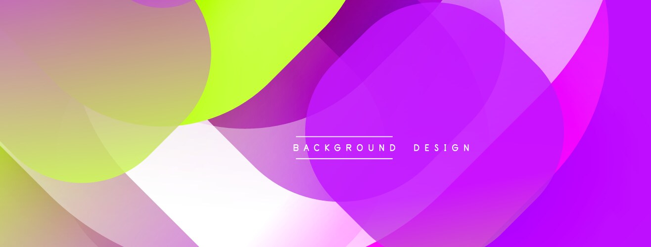Abstract colorful layers create dynamic visual vector image