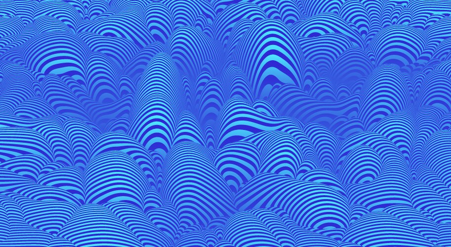 curve 3d line waves pattern abstract background vector image