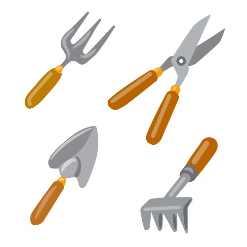 Gardening tools Royalty Free Vector Image - VectorStock