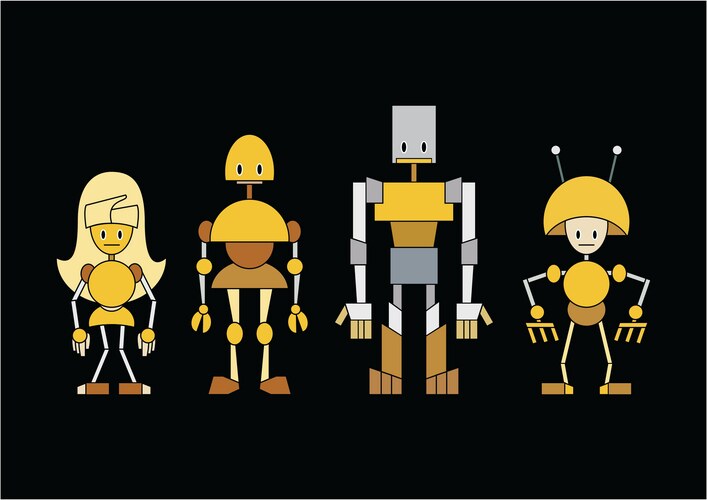 Computer Part Cartoon Character Cartoon computer parts Vector Images & Graphics for Commercial Use ...