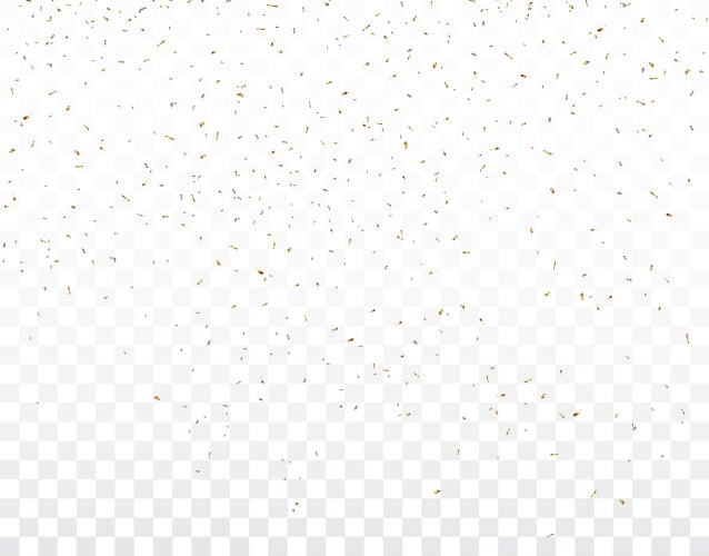 gold confetti and ribbon background vector image