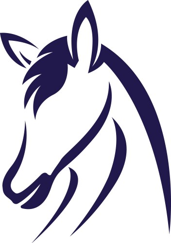 Horse Logo Template Vector Image