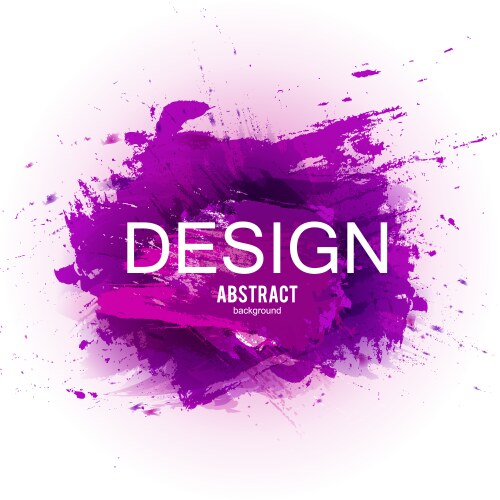 Colorful Watercolor Splash Background Vector Image