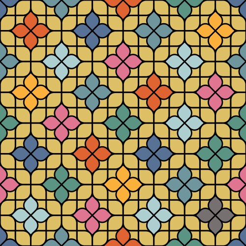 Islamic style seamless pattern Royalty Free Vector Image