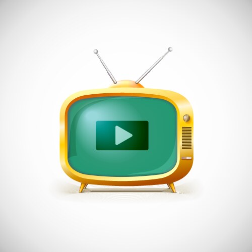 Video player mockup Royalty Free Vector Image - VectorStock