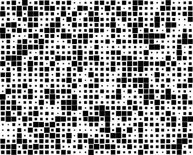 Pattern with random squares vector image