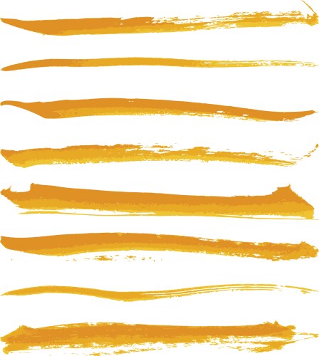 Coloring paint brush stroke Royalty Free Vector Image