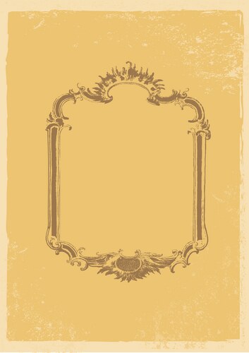Vintage Parchment Frame Vector Image