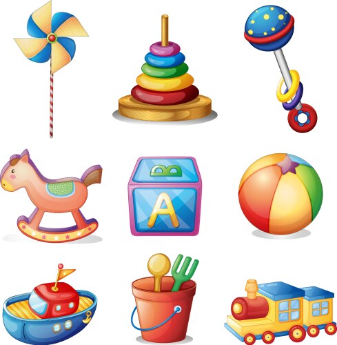 Toys vector image