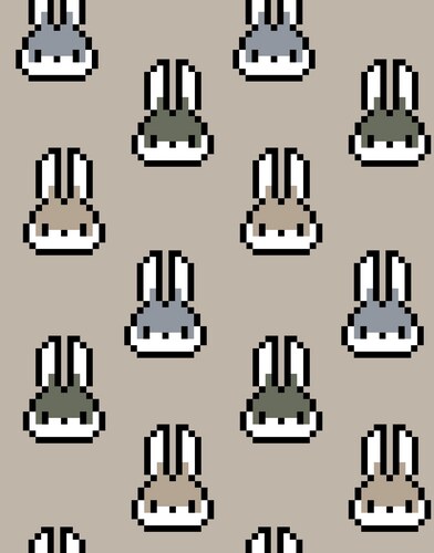 Pixel rabbit Vector Images & Graphics for Commercial Use | VectorStock