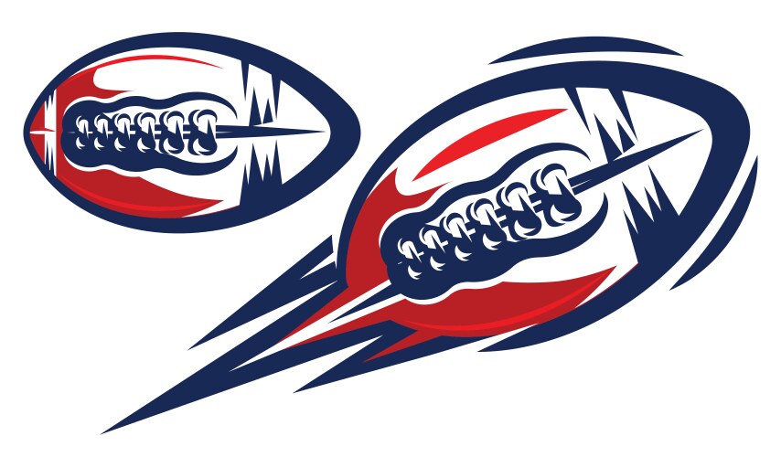 American Football Branding Templates Vector Image