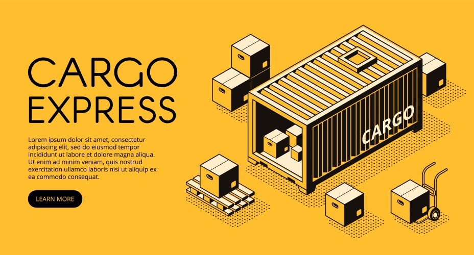 Logistics Poster Template Vector Images (over 1,100)