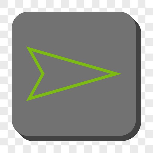 Arrow right rounded square button – Royalty-Free Vector | VectorStock