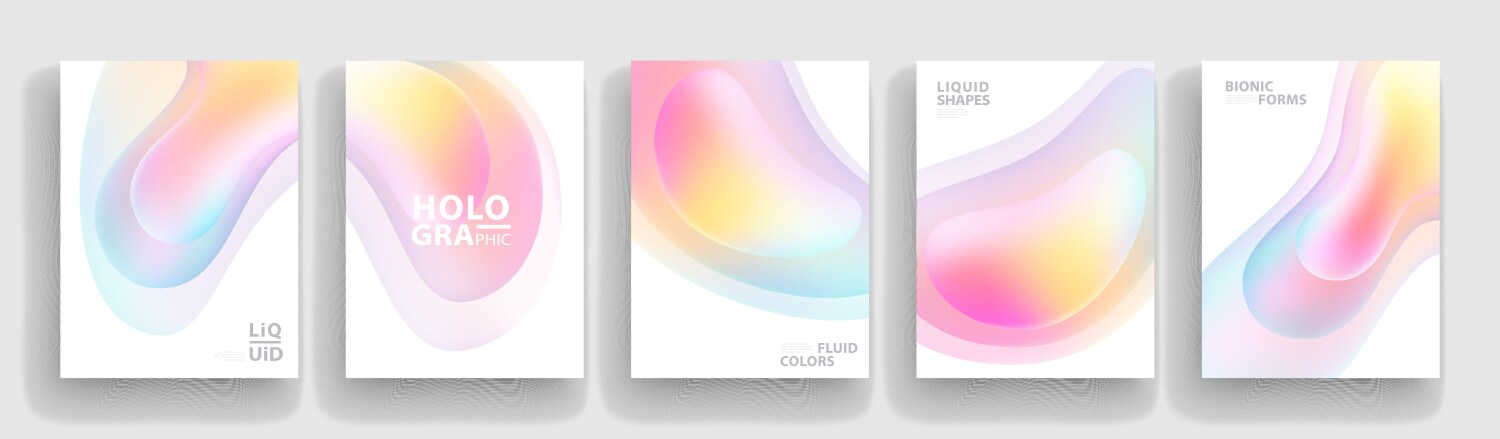 Simple modern covers template design set Vector Image