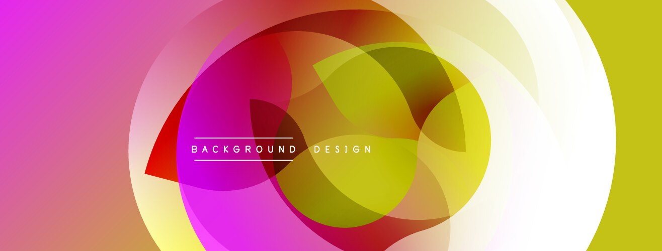 Abstract colorful layers create dynamic vector image