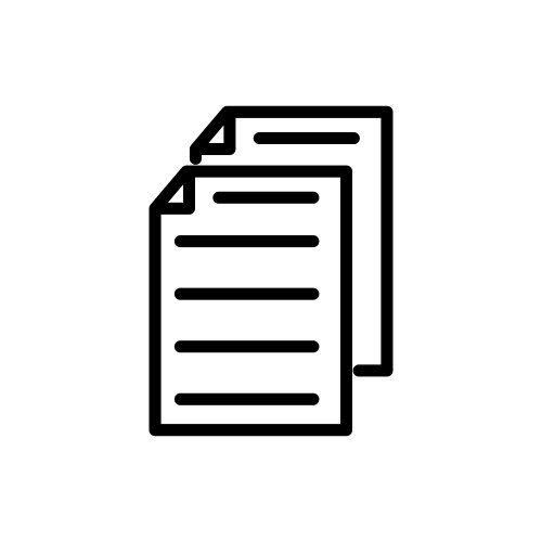 Document file line icon logo Royalty Free Vector Image