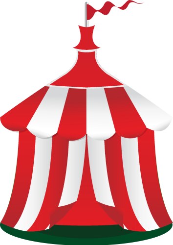 Circus tent Royalty Free Vector Image - VectorStock