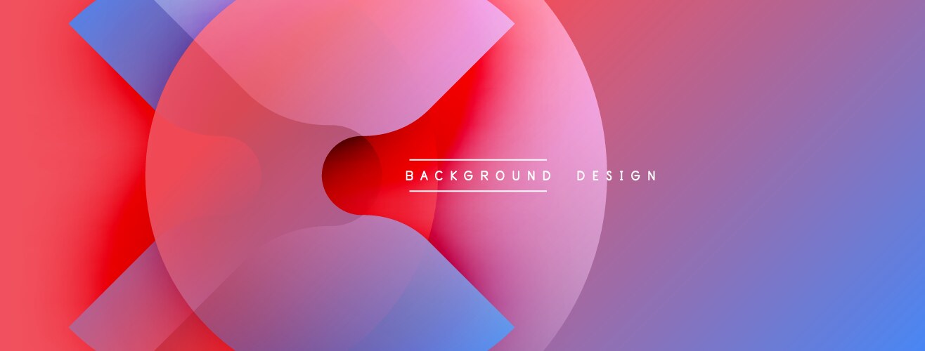 Abstract gradients blend creating dynamic visual vector image