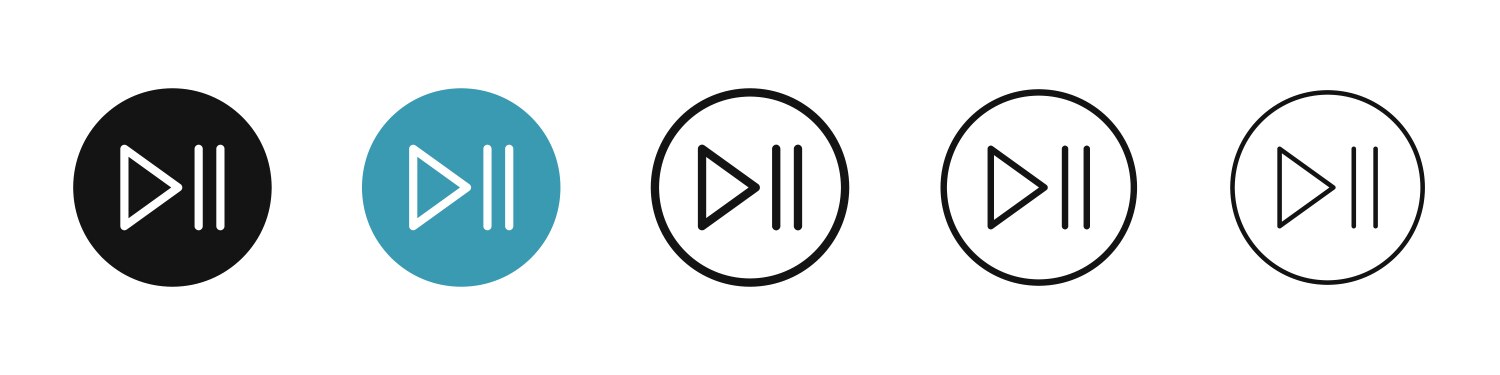 Pause Play Stop Vector Images (over 9,100)