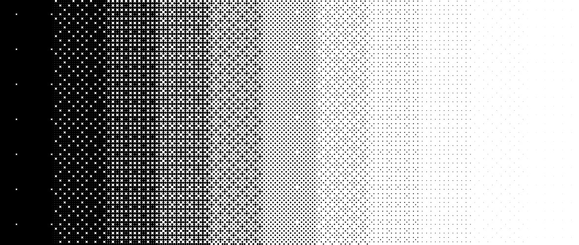 pixelated gradient texture black dithered vector image