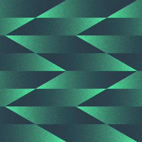 intense dynamic geometric seamless pattern trend vector image