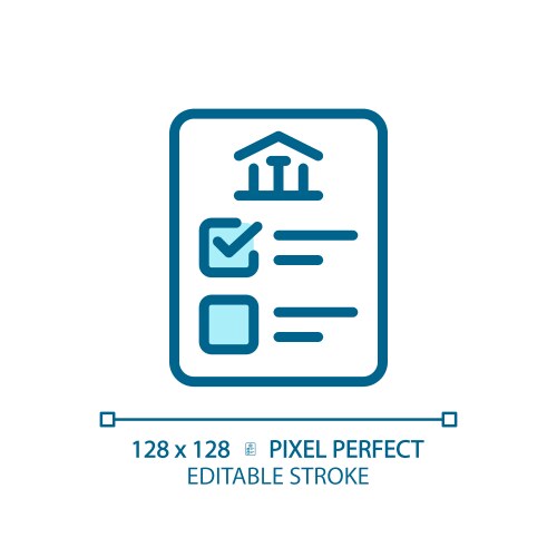 2d editable pixel perfect building icons Vector Image