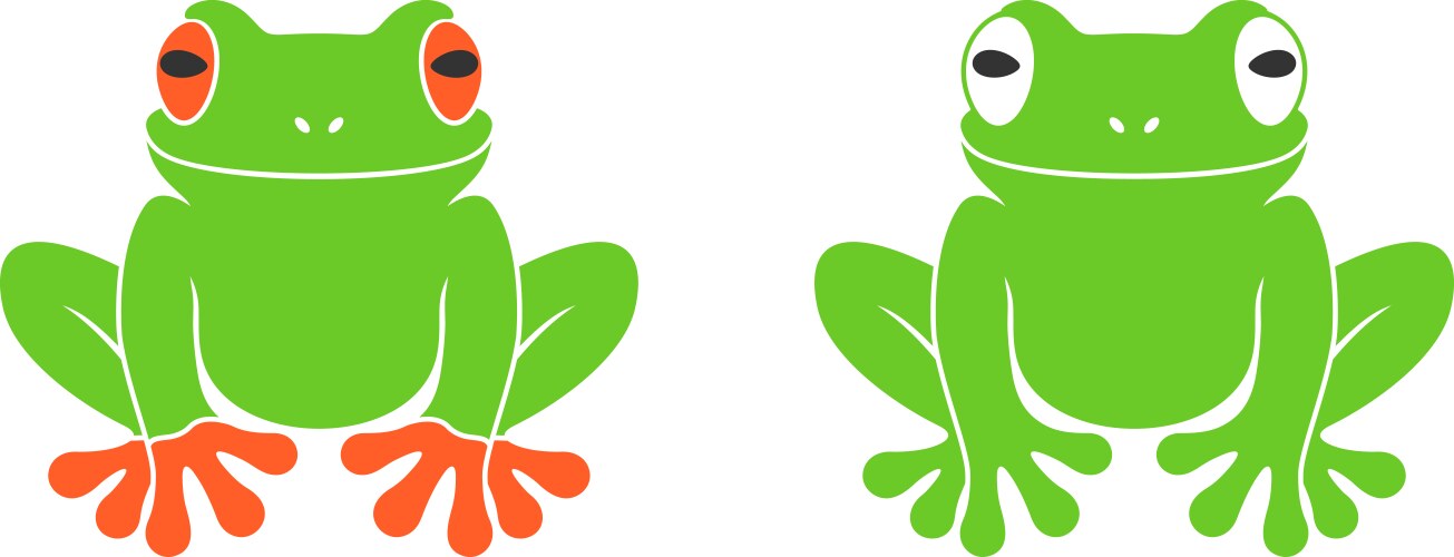 Tree frog Royalty Free Vector Image - VectorStock