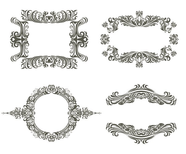 Vintage frame Royalty Free Vector Image - VectorStock
