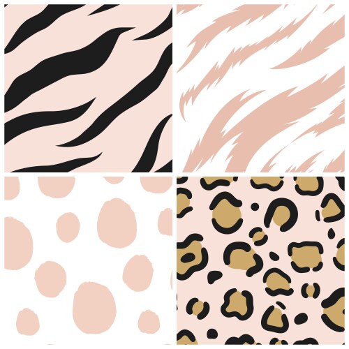 Seamless leopard pattern animal tile print Vector Image