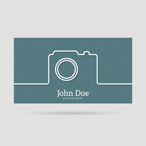 Trendy business card vector image