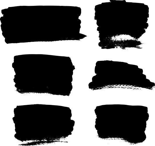 Black brush strokes Royalty Free Vector Image - VectorStock